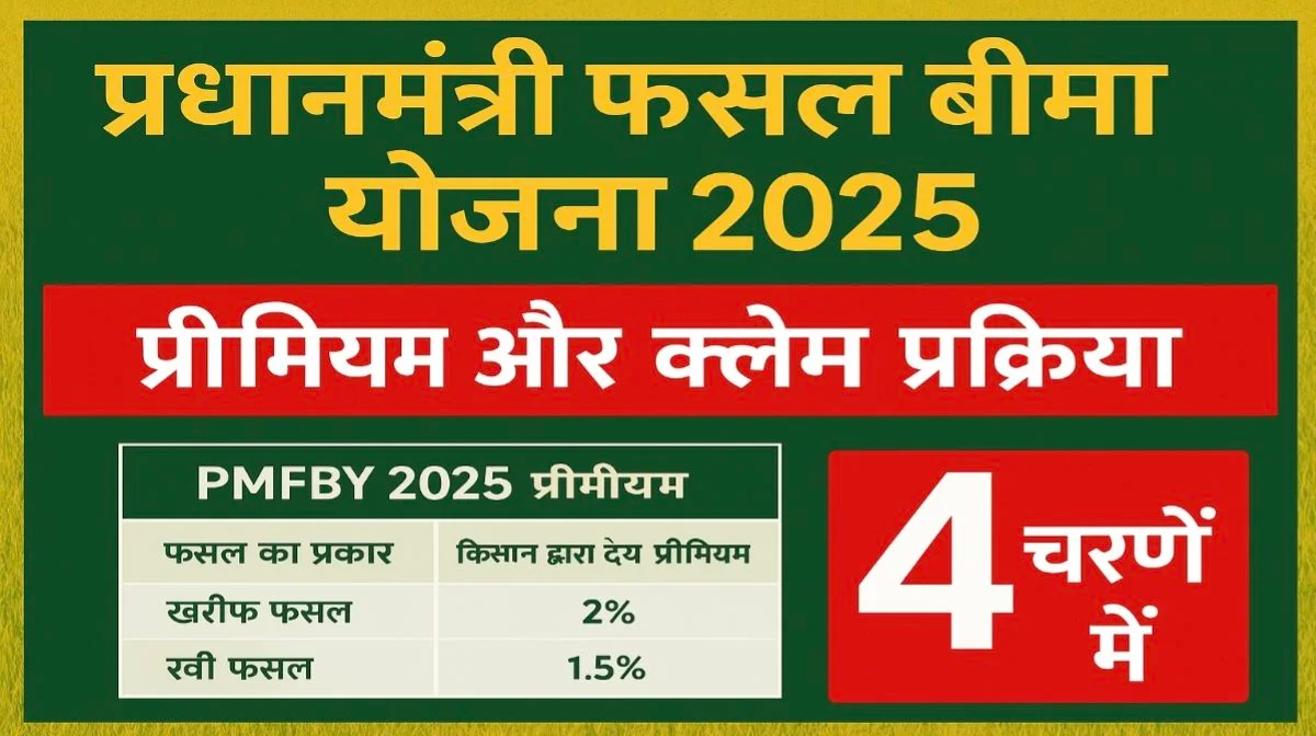 प्रधानमंत्री फसल बीमा योजना 2025